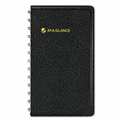 AAG7003505 Recycled Weekly Planner, Black, 2 1/2" x 4 1/2", 2013 By AT-A-GLANCE