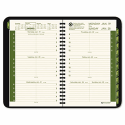 AAG70100G05 Recycled Weekly/Monthly Appointment Book, Black, 4 7/8" x 8", 2013 By AT-A-GLANCE