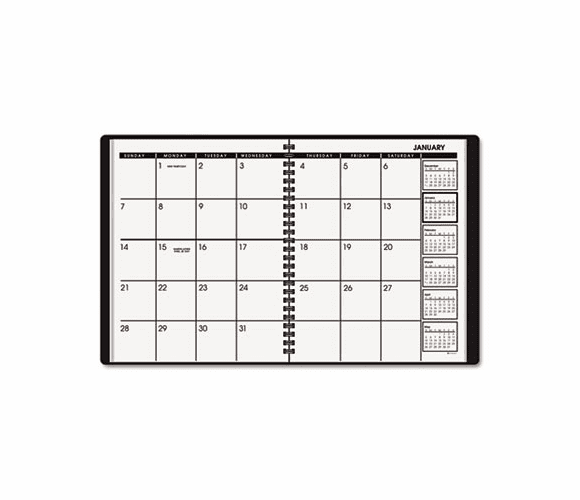 AAG7012000 Monthly Planner, 6-7/8 x 8-3/4, Assorted Colors, 2013 By AT-A-GLANCE