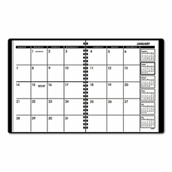 AAG7012005 Monthly Planner, Black, 6 7/8" x 8 3/4", 2013-2014 By AT-A-GLANCE