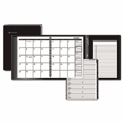 AAG70120P05 Plus Monthly Planner, Black, 6 7/8" x 8 3/4", 2013 By AT-A-GLANCE
