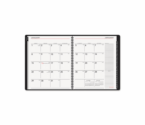 AAG70120X45 Monthly Planner, 6-7/8 x 8-3/4, Graphite, 2013 By AT-A-GLANCE
