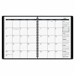 AAG7012705 Recycled Monthly Planner, Black, 6 7/8" x 8 3/4", 2013-2014 By AT-A-GLANCE