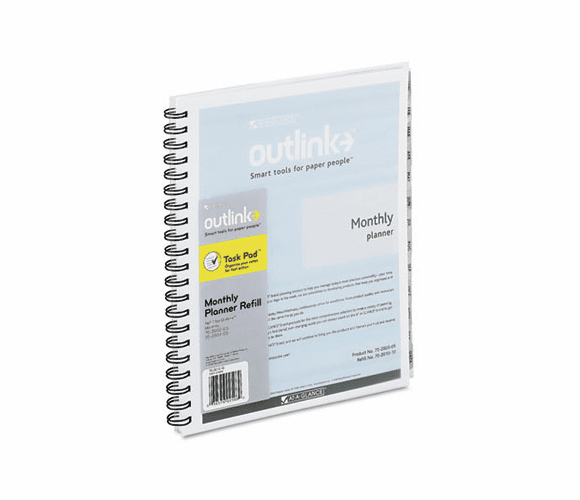 AAG70201010 Outlink Monthly Planner Dated Refill, 8-1/2 x 11, 2013 By AT-A-GLANCE