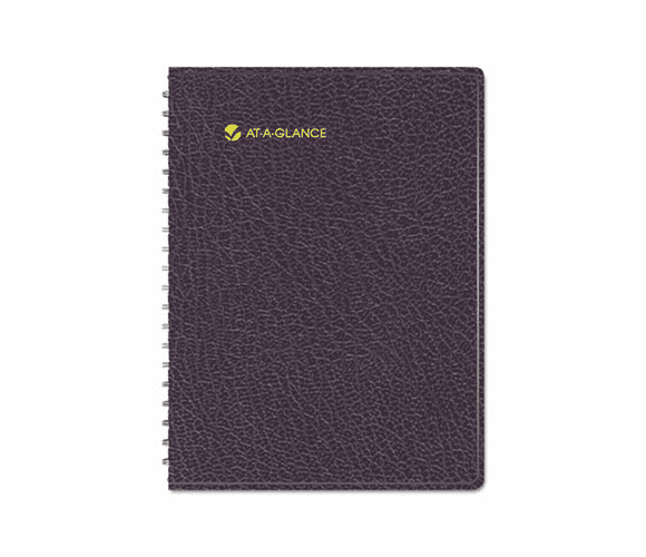 AAG7021274 Eight-Person Group Practice Daily Appointment Book, 8-1/2 x 11, Black, 2014 By AT-A-GLANCE