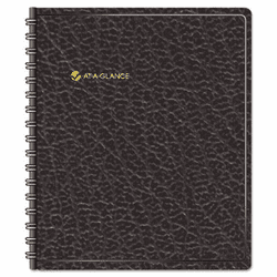 AAG7022205 Recycled Two-Person Daily Appointment Book, 8 x 10-7/8, Black, 2013 By AT-A-GLANCE