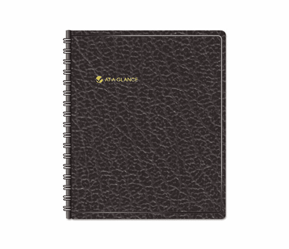 AAG7022205 Recycled Two-Person Daily Appointment Book, 8 x 10-7/8, Black, 2013 By AT-A-GLANCE