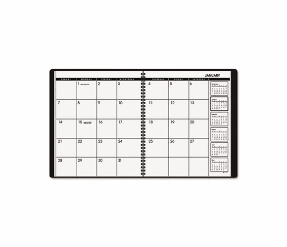 AAG7026000 Recycled Monthly Planner, 9 x 11, Assorted Colors, 2013 By AT-A-GLANCE