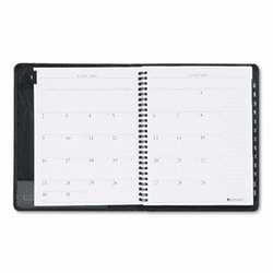AAG7054505 Recycled Executive Weekly/Monthly Planner, 6-7/8 x 8-3/4, Black, 2013-2014 By AT-A-GLANCE
