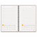 AAG70621030 Planning Notebook With Reference Calendar, Gray, 6" x 9" By AT-A-GLANCE