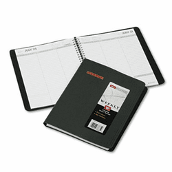 AAG7085505 Recycled Weekly Appointment Book, 6-3/4 x 8-3/4, Black, 2013 By AT-A-GLANCE