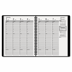 AAG7086505 Recycled Weekly Appointment Book, Black, 6 7/8" x 8 3/4", 2013-2014 By AT-A-GLANCE