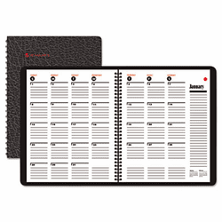 AAG7089005 800 Range Recycled Monthly Planner, 9 x 11, Black, 2012-2014 By AT-A-GLANCE