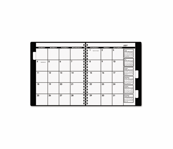 AAG7092374 Appointment Book Refill For Three- Or Five-Year Planner, Black, 9" x 11", 2014 By AT-A-GLANCE