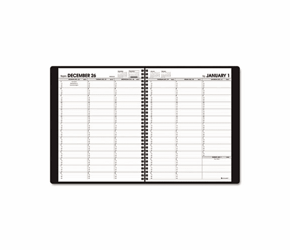 AAG7095005 Recycled Weekly Appointment Book, Black, 8 1/4" x 10 7/8", 2013 By AT-A-GLANCE