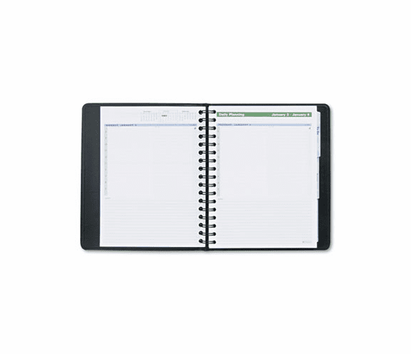 AAG70EP0305 The Action Planner Recycled Daily Appointment Book, Black, 6 7/8" x 8 3/4", 2013 By AT-A-GLANCE
