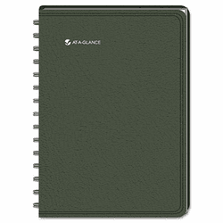 AAG70LL2060 LifeLinks Recycled Weekly/Monthly Appt. Book, 4-7/8 x 8, Green, 2013 By AT-A-GLANCE