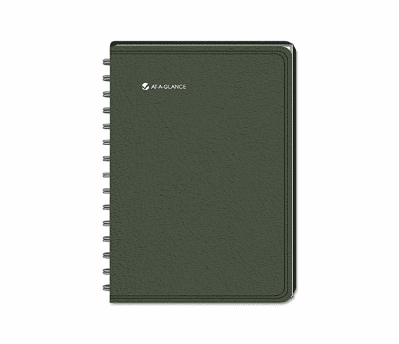 AAG70LL2060 LifeLinks Recycled Weekly/Monthly Appt. Book, 4-7/8 x 8, Green, 2013 By AT-A-GLANCE