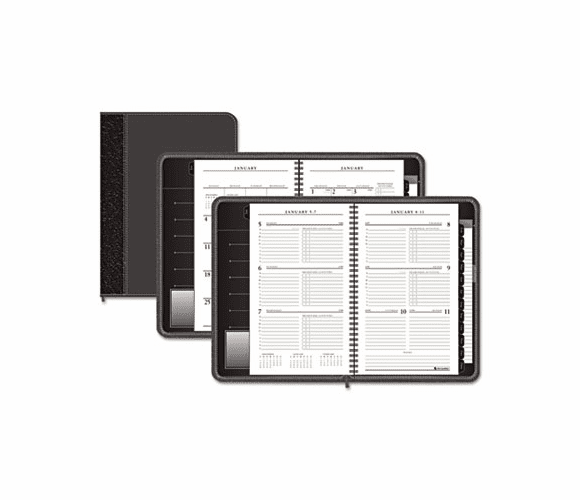 AAG70N34505 Executive Recycled Weekly/Monthly Planner, 4-5/8 x 8, Black, 2013 By AT-A-GLANCE