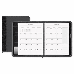 AAG70N54705 Executive Recycled Monthly Planner, Black, 6 7/8" x 8 3/4", 2013 By AT-A-GLANCE
