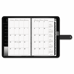 AAG70NF4505 Executive Recycled Fashion Weekly/Monthly Planner, 4-5/8 x 8, Black, 2012 By AT-A-GLANCE