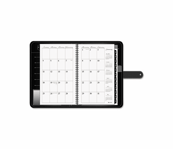 AAG70NF4505 Executive Recycled Fashion Weekly/Monthly Planner, 4-5/8 x 8, Black, 2012 By AT-A-GLANCE