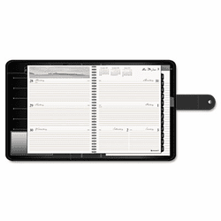AAG70NF8105 Executive Recycled Fashion Weekly/Monthly Planner, 8-1/4 x 10-7/8, Black, 2013 By AT-A-GLANCE