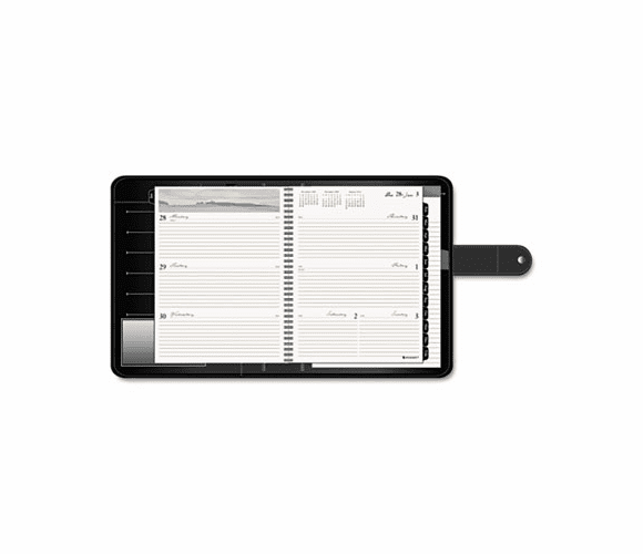 AAG70NF8105 Executive Recycled Fashion Weekly/Monthly Planner, 8-1/4 x 10-7/8, Black, 2013 By AT-A-GLANCE