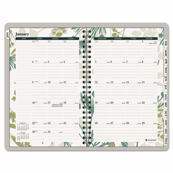 AAG759200 Recycled Botanique Weekly/Monthly Planner, Design, 5 1/2" x 8 1/2", 2013 By AT-A-GLANCE