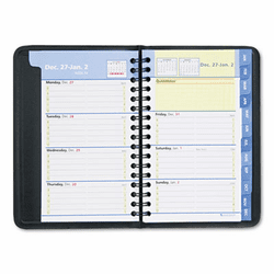 AAG760305 QuickNotes Recycled Weekly/Monthly Appointment Book, Black, 3 3/4" x 6", 2013 By AT-A-GLANCE