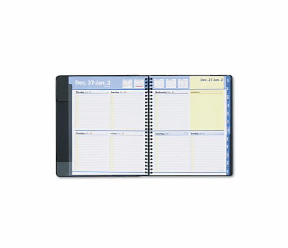 AAG760505 QuickNotes Recycled Weekly/Monthly Appointment Book, 8 x 9-7/8, Black, 2013 By AT-A-GLANCE