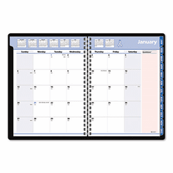 AAG76PN0605 QuickNotes Special Edition Recycled Monthly Planner, Black, 8 1/4 x 10 7/8, 2013 By AT-A-GLANCE
