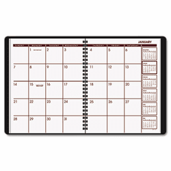 AAG78120290 Designer Monthly Planner, 6-7/8 x 8-3/4, Black Check, 2012 By AT-A-GLANCE
