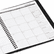 AAG78120290 Designer Monthly Planner, 6-7/8 x 8-3/4, Black Check, 2012 By AT-A-GLANCE