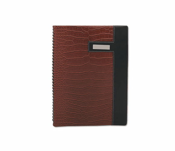 AAG78950190 Designer Weekly Appointment Book, 8-1/4 x 10-7/8, Brown Crocodile, 2012 By AT-A-GLANCE