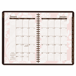 AAG794200 Sorbet Weekly/Monthly Planner, 4-7/8 x 8, Brown, 2013 By AT-A-GLANCE