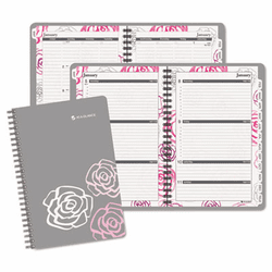 AAG79720013 Pink Petals Weekly/Monthly Planner, 4-7/8 x 8, Pink/Gray, 2013 By AT-A-GLANCE
