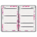 AAG79720013 Pink Petals Weekly/Monthly Planner, 4-7/8 x 8, Pink/Gray, 2013 By AT-A-GLANCE