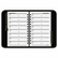 AAG8001105 Telephone/Address Book, 4-7/8 x 8, Black By AT-A-GLANCE