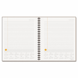 AAG80620934 Planning Notebook With Reference Calendar, Orange, 9 1/4" x 11" By AT-A-GLANCE
