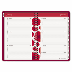 AAG832P20013 Poppies Weekly/Monthly Planner, 5-1/2 x 8-1/2, Red, 2013 By AT-A-GLANCE