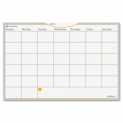 AAGAW402028 WallMates Self-Adhesive Dry-Erase Monthly Planning Surface, White, 18" x 12" By AT-A-GLANCE
