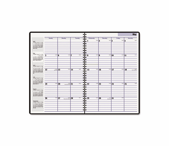 AAGAY200 Recycled Monthly Planner, Black, 7 7/8" x 11 7/8", 2012-2013 By AT-A-GLANCE