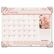 AAGDMD13532 Recycled Antique Floral Desk Pad, 22" x 17", 2013 By AT-A-GLANCE