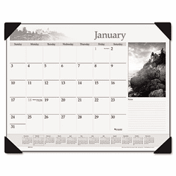 AAGDMD16200 Recycled Black-and-White Desk Pad, Black and White, 22 x 17, 2013 By AT-A-GLANCE