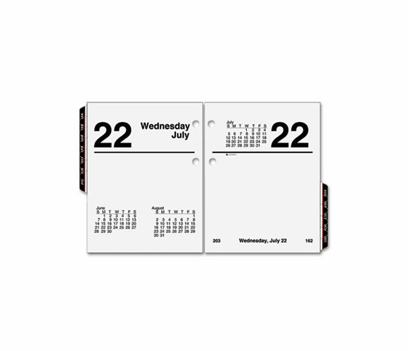 AAGE91950 Recycled Compact Desk Calendar Refill, 3" x 3 3/4", 2013 By AT-A-GLANCE