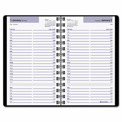 AAGG10000 Recycled Daily Appointment Book, Black, 4 7/8" x 8", 2013 By AT-A-GLANCE