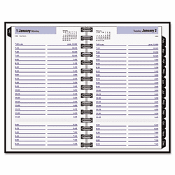 AAGG100H00 Recycled Daily Appointment Book, Black, 4 7/8" x 8", 2013 By AT-A-GLANCE