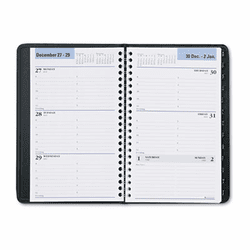AAGG21000 Recycled Weekly Appointment Book, Black, 4 7/8" x 8", 2013 By AT-A-GLANCE