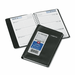 AAGG23500 Recycled Weekly Appointment Book, 3-3/4 x 6, Black, 2013 By AT-A-GLANCE
